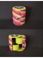 Petite boite à bijoux en raphia multicolore avec compartiments