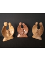 Statuette Sainte Famille en bois