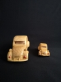 Voiture 2CV miniature en bois décoration