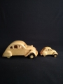 Voiture 2CV miniature en bois décoration