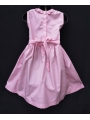 Robe smocks sans manches en coton roses