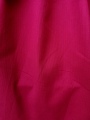 Robe smocks manches longues col Pierrot en coton piqué fuchsia