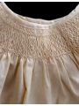 Brassière en coton beige champagne