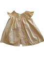 Brassière en coton beige champagne