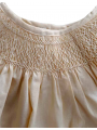 Brassière en coton beige champagne