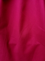 Robe smocks manches ballons col Claudine en coton piqué fuchsia